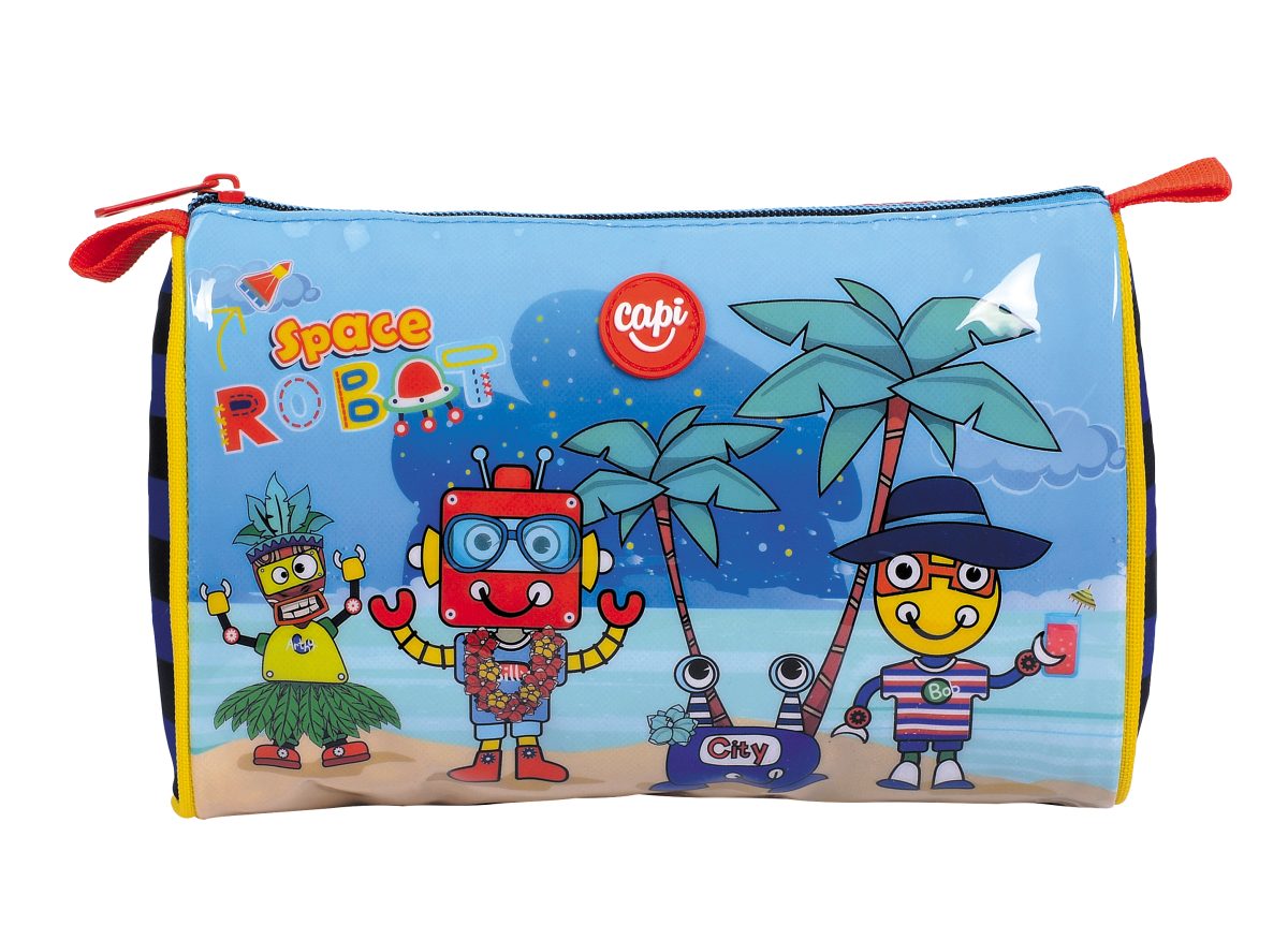 Estuche Triangular Capi Kids Robots - Imagen 2