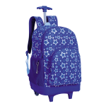 Mochila / Morral Grande Con Ruedas Joy Blue Stars