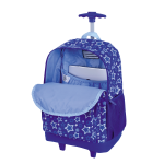 Mochila / Morral Grande Con Ruedas Joy Blue Stars - Imagen 4