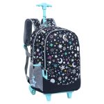 Mochila/Morral Grande Con Ruedas Estrellas