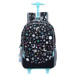 Mochila/Morral Grande Con Ruedas Estrellas - Imagen 2