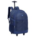 Mochila / Morral Con Ruedas Happy Classic Blue