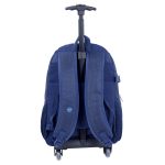 Mochila / Morral Con Ruedas Happy Classic Blue - Imagen 3