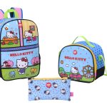 Combo Mochila/Morral+Lonchera+Estuche Hello Kitty & Friend