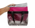 Cartera Trendy Fucsia-Gris