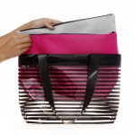 Cartera Trendy Fucsia-Gris