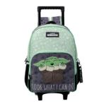 Mochila / Morral Grande Con Ruedas Grogu - Imagen 2