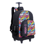 Mochila/Morral Grande Con Ruedas Joy Graffiti