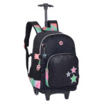 Mochila/Morral Talla L Con Ruedas Galaxy  Black