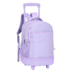 Mochila/Morral Con Ruedas Talla L Cotton Candy