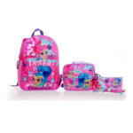 Combo Mochila / Morral + Lonchera + Cartuchera Shimmer & Shine