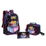 Combo Mochila / Morral + Lonchera + Estuche Transformers